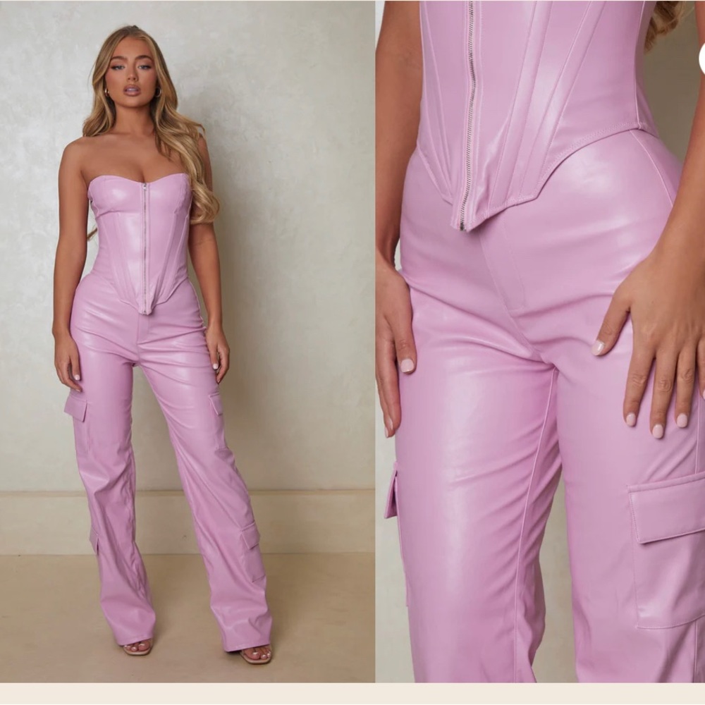 NEW WITH TAGS! Marsthelabel: The Cinch Corset and pants - baby pink